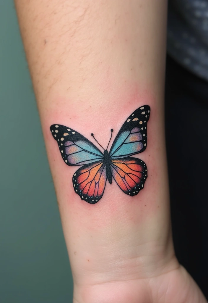 30 Eternal Love Tattoo Designs for Lasting Connection - 22. Butterfly Tattoos
