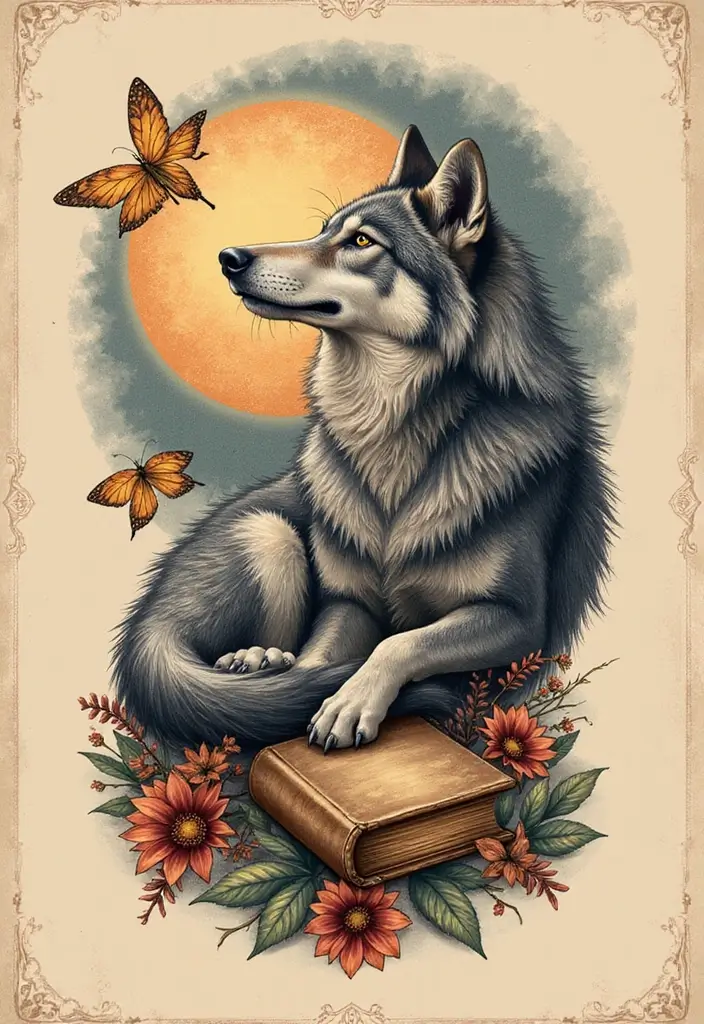 30 Howling Wolf Tattoo Meaning and Inspiring Designs - 22. Nature's Wisdom