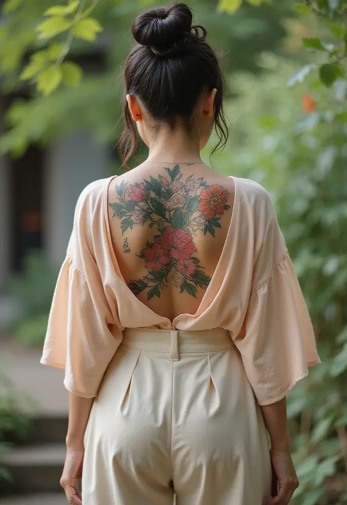 30 Korean Tattoos Symbols with Unique Meaning - 22. Hwa (화) - Growth and Transformation