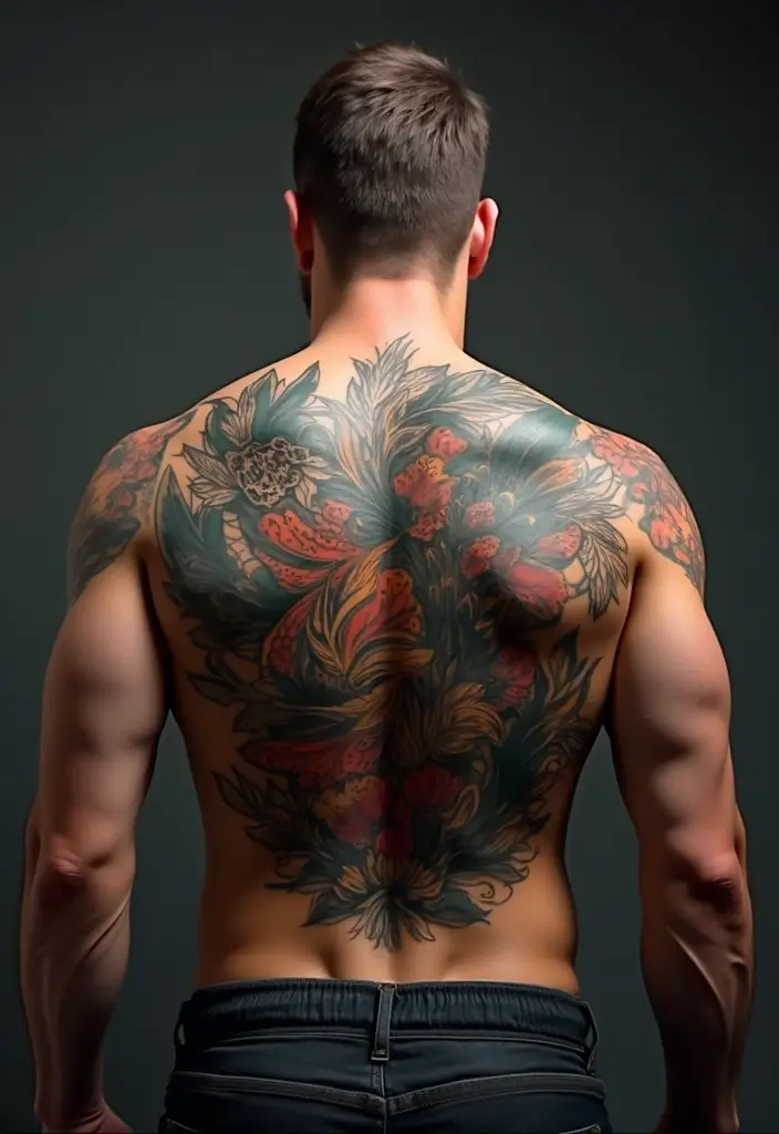 30 Most Popular Body Parts for Men to Tattoo - 22. Shoulder Blade Tattoos