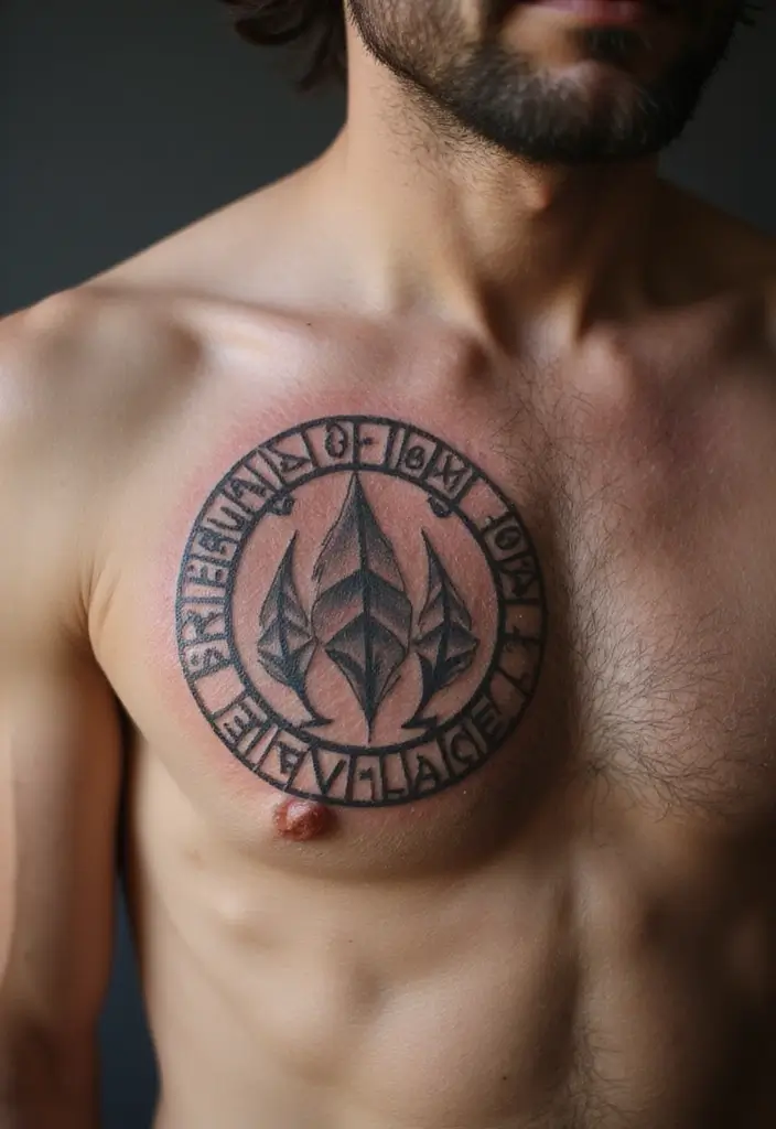 30 Naruto Tattoo Symbols for True Anime Fans - 22. The Earth Village Symbol