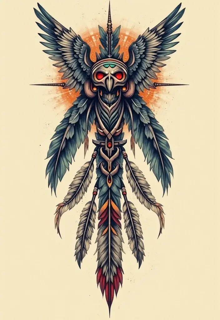 30 Supernatural Tattoos Inspired by the Series and Beyond - 22. Native American Symbols