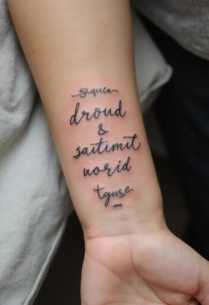 30 Inner Forearm Tattoo Ideas for a Personal Statement - 23. Memory Tattoos