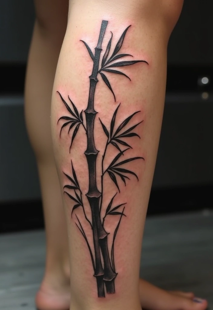 30 Irezumi Tattoo Designs Showcasing Traditional Japanese Art - 23. Bamboo: Resilience and Flexibility