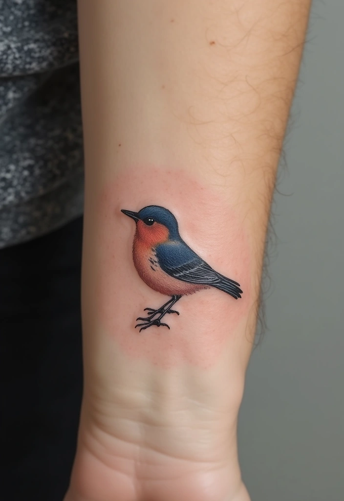 30 Small Tattoo Placements That Make a Big Statement - 23. Small Bird on the Wrist