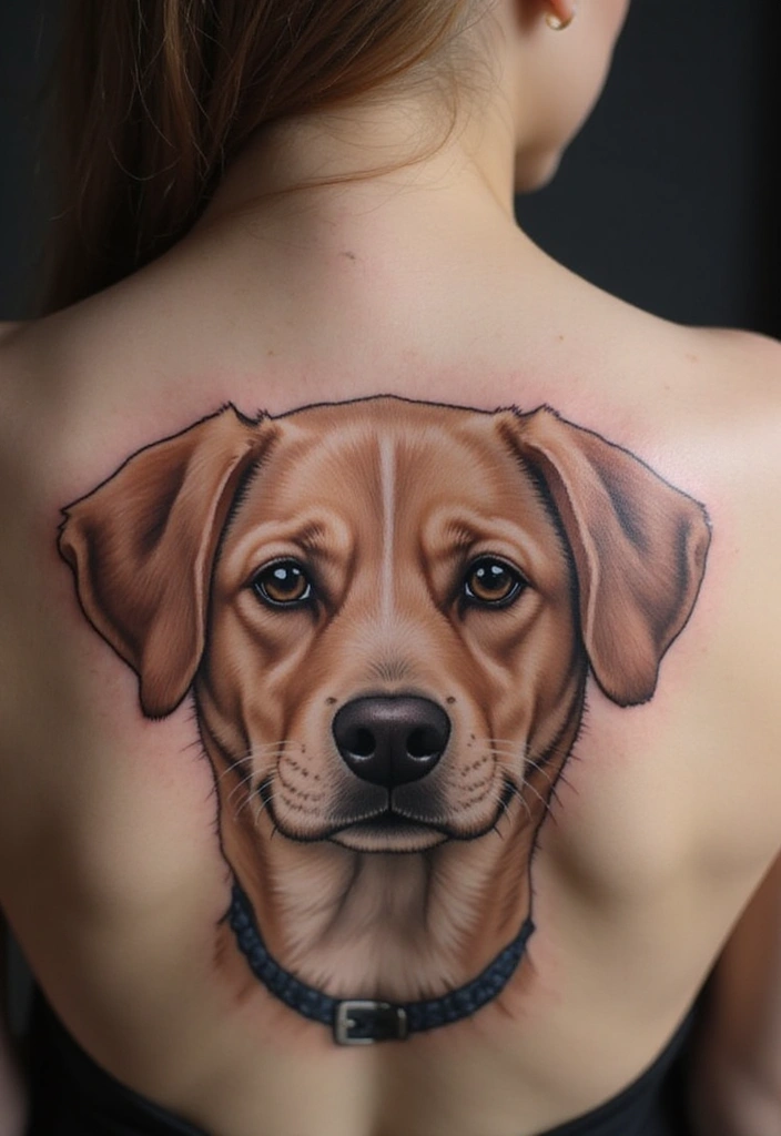 30 Tattoo Shoulder Designs for Women with Feminine Flair - 24. Pet Portraits