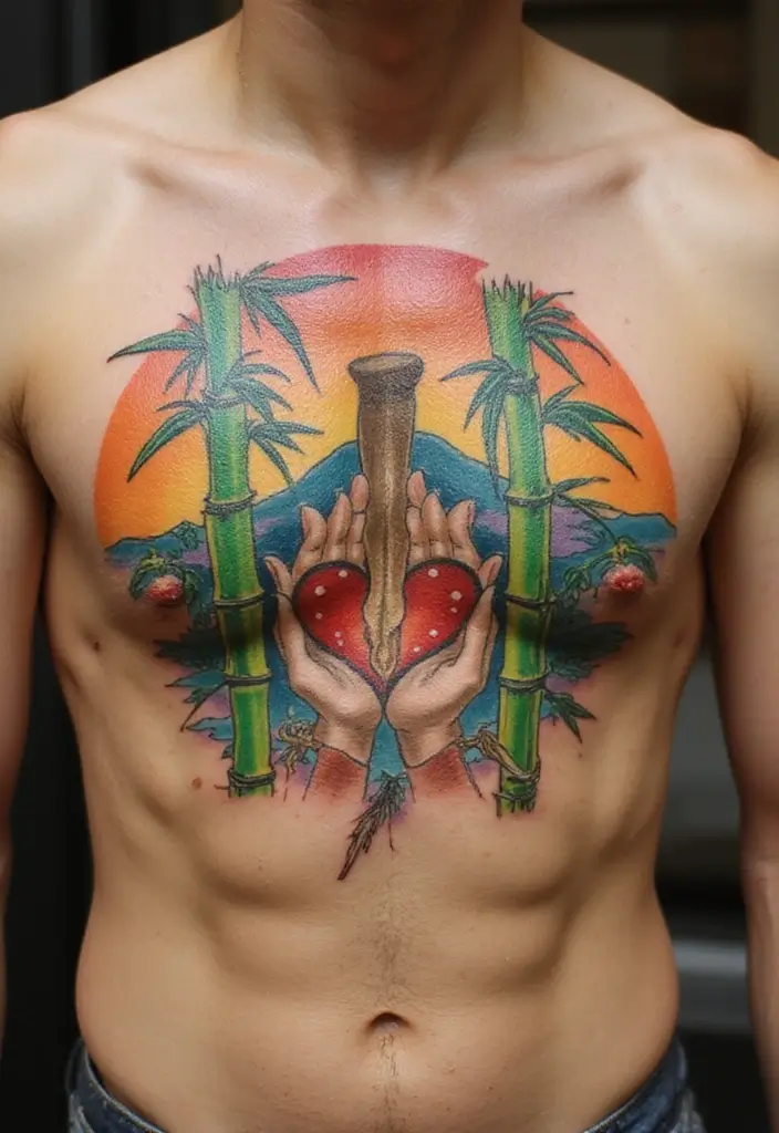 30 Bamboo Tattoo Meaning and Artistic Designs - 25. The Strength of Community