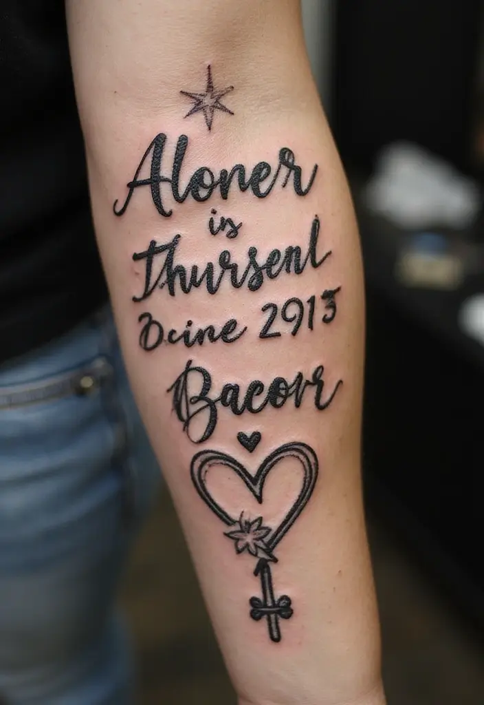 30 Blackwork Tattoo Ideas That Are Bold and Artistic - 25. Honorary Tattoos