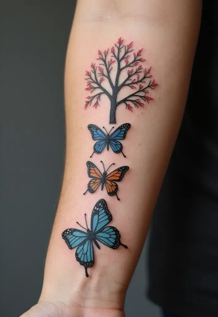 30 Inner Forearm Tattoo Ideas for a Personal Statement - 25. Personal Growth