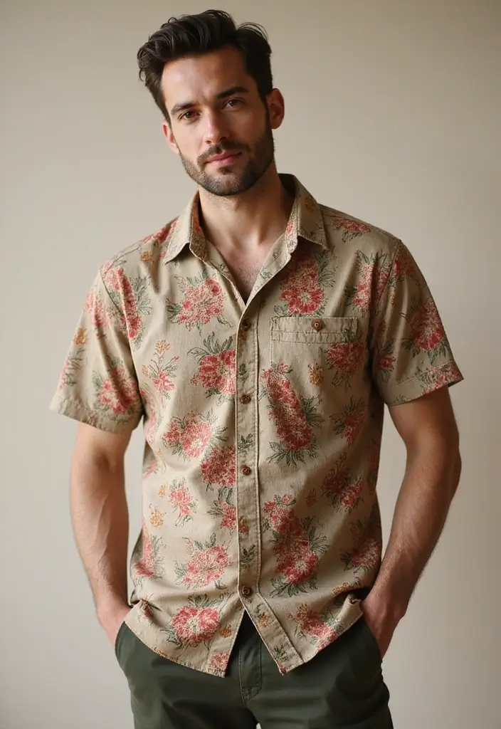 30 Men’s Floral Tattoo Half Sleeve Inspirations - 25. Vintage Floral Style