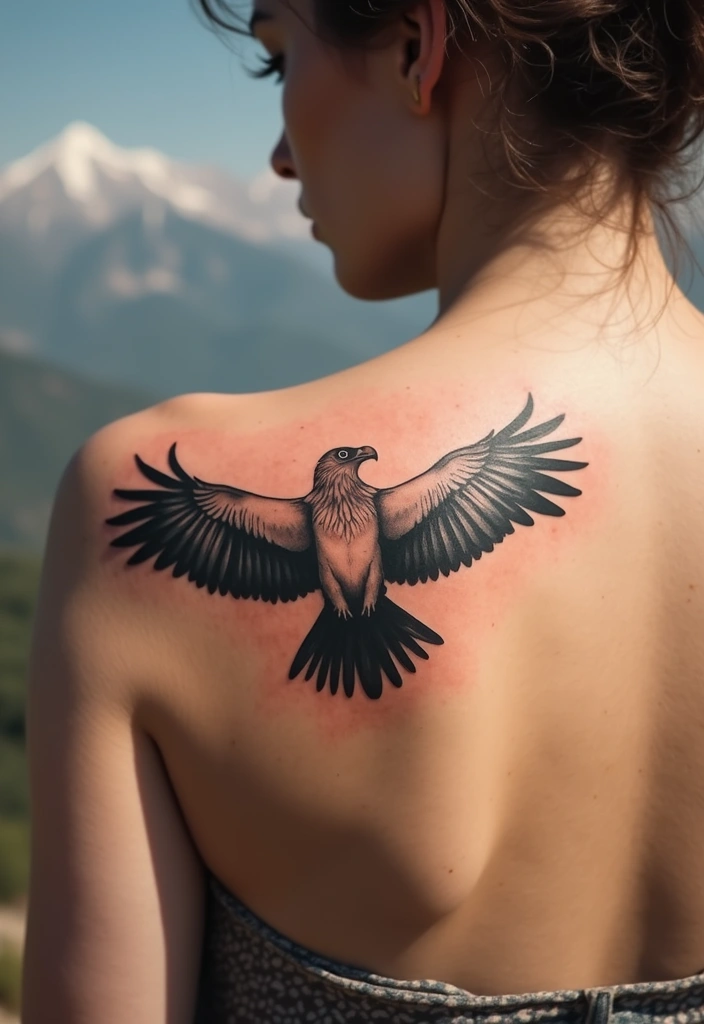 30 Symbolic Bird Tattoos with Powerful Messages - 25. The Daring Condor