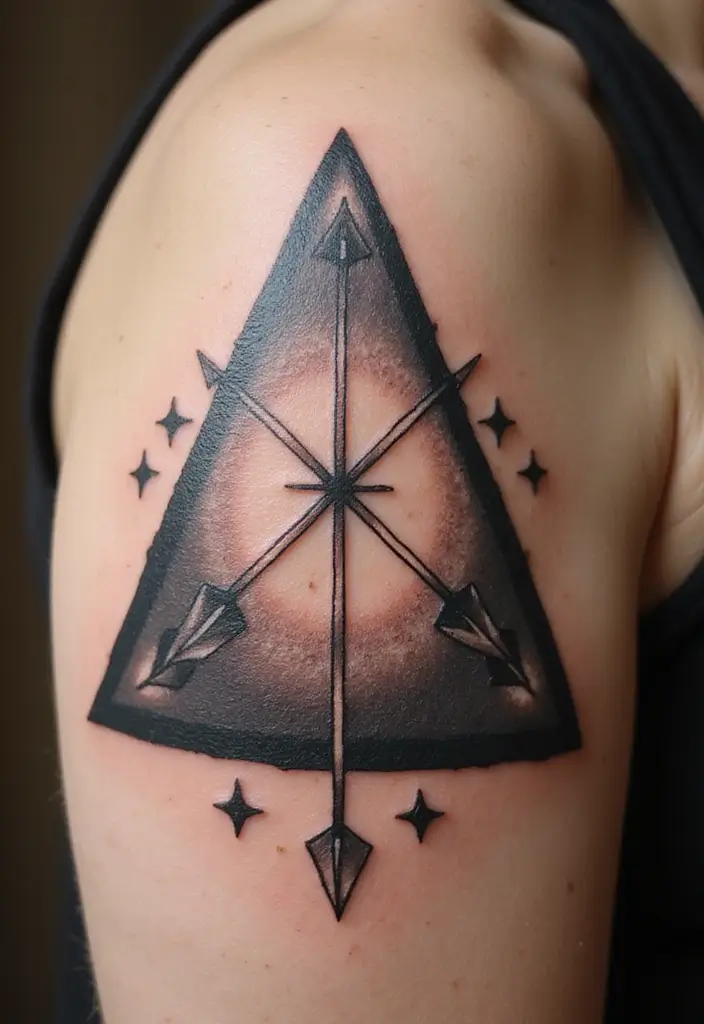 30 Triangle Tattoos for Guys That Carry Symbolic Meaning - 25. The Visionary Triangle