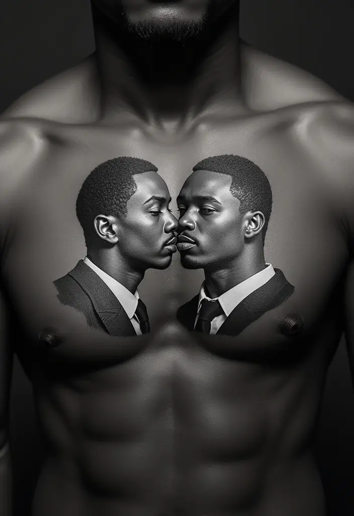 30 White Ink Tattoo Ideas on Dark Skin That Stand Out - 25. Inspirational Figures