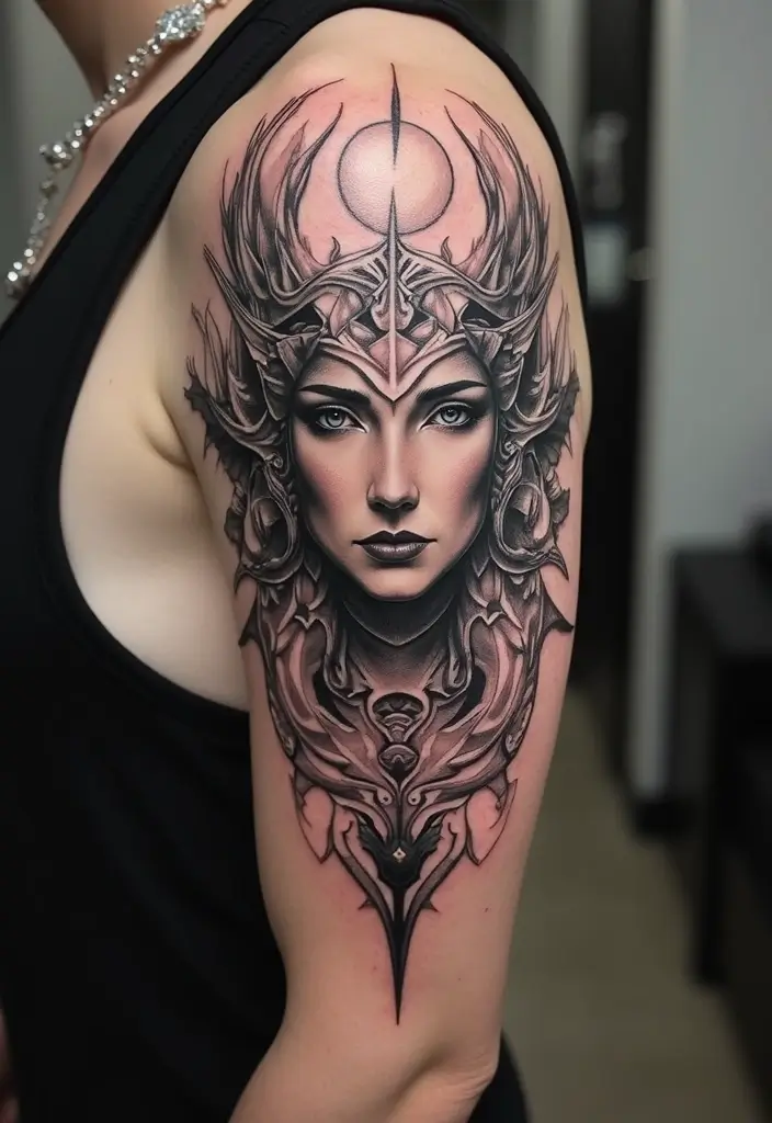 30 Blackwork Tattoo Ideas That Are Bold and Artistic - 26. Custom Designs
