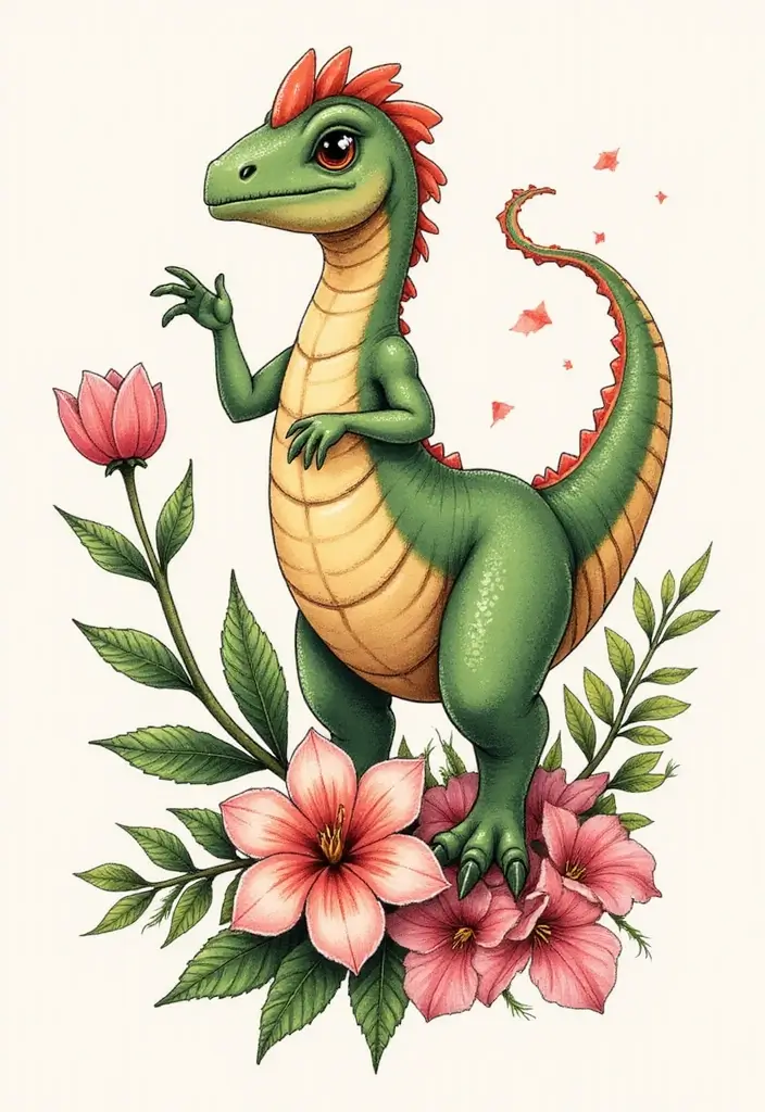30 Dino Tattoo Meaning and Creative Design Ideas - 26. Eoraptor: The Early Explorer