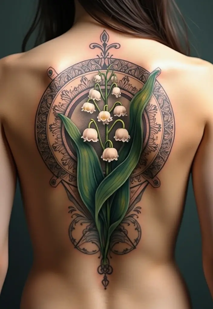 30 Lily of the Valley Tattoo Meaning and Design Ideas - 26. The Spiritual Connection