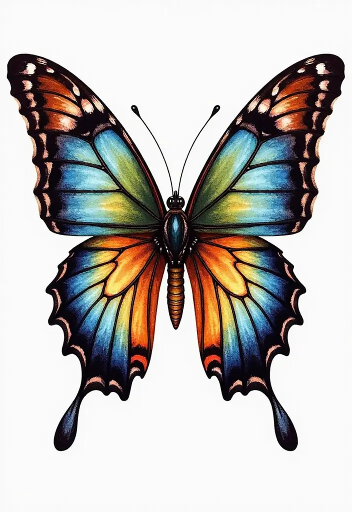 30 Male First Tattoo Ideas That Are Meaningful and Cool - 26. The Butterfly