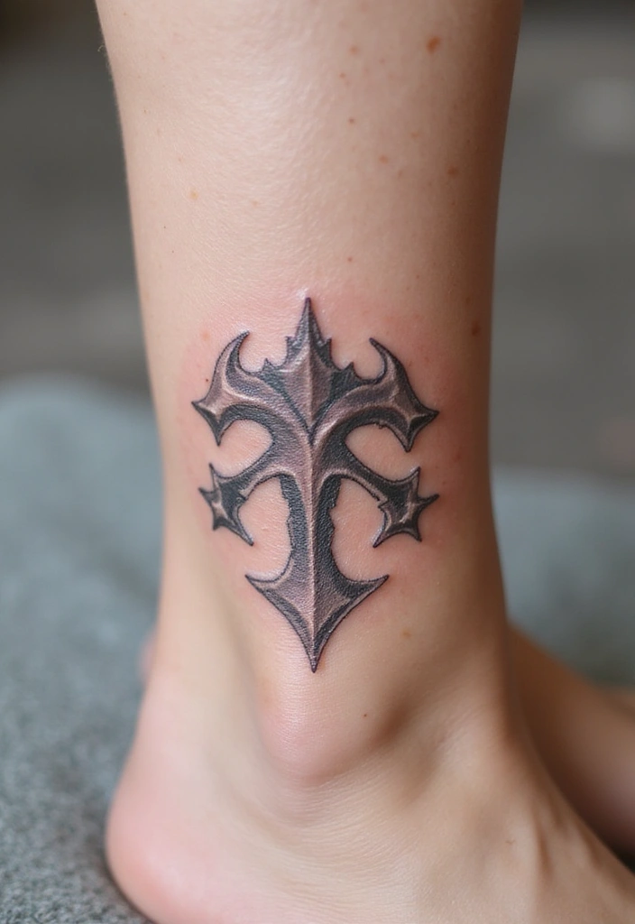 30 Futuristic Mech Tattoo Inspirations for Sci-Fi Fans - 26. Mech Symbol Tattoo
