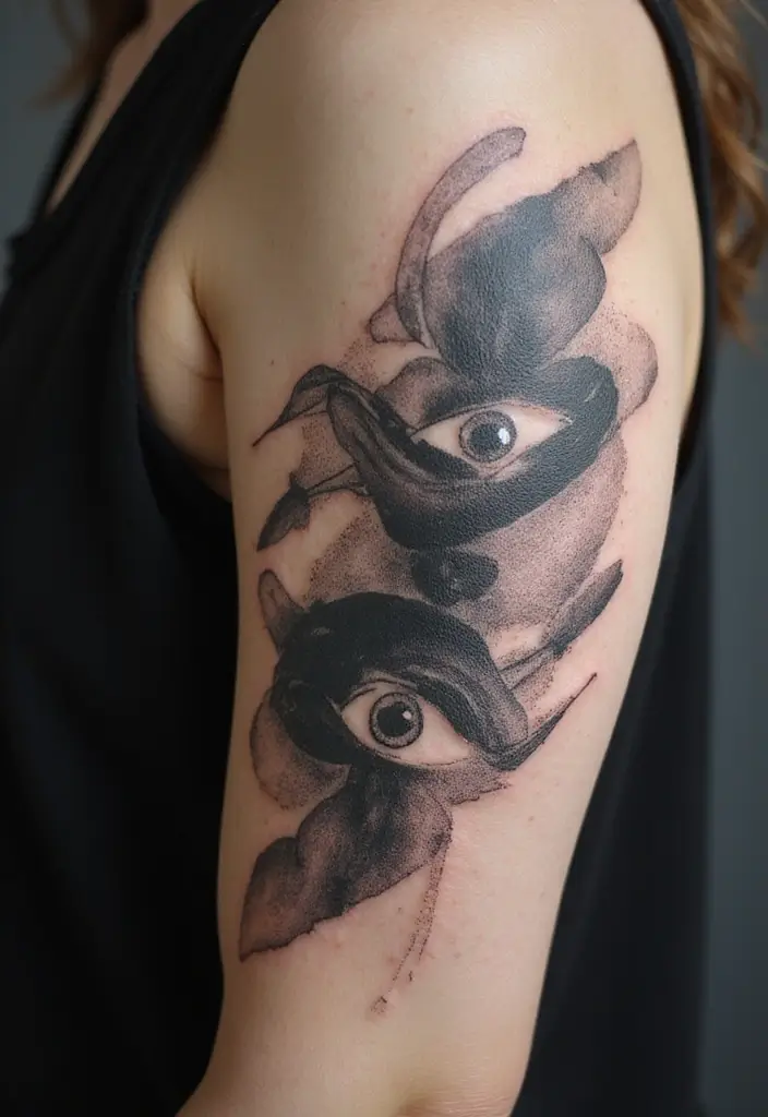 30 Tattooing for Beginners Shading Tips and Ideas - 26. Exploring Abstract Shading Styles