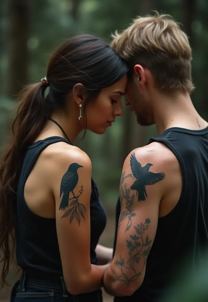 30 Black Bird Tattoo Meaning and Unique Designs - 27. The Emotional Connection