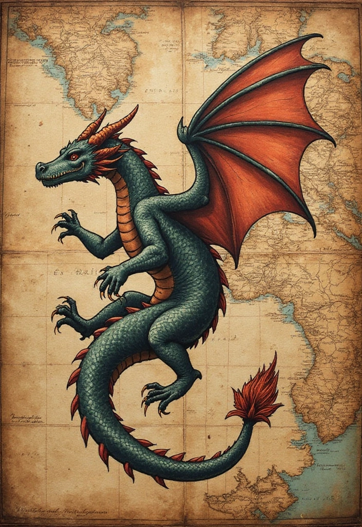 30 Chinese Dragon Tattoo Meaning and Artistic Designs - 27. The Dragon of Adventure