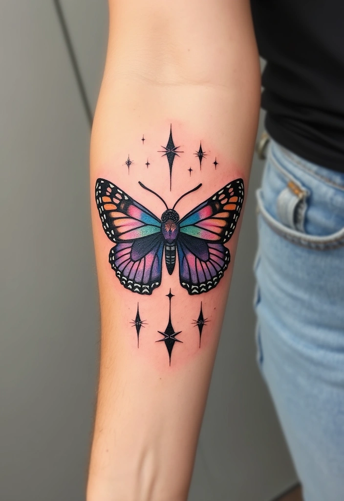 30 Moth Tattoo Designs with Symbolism and Beauty - 27. Moth Tattoo as a Personal Journey
