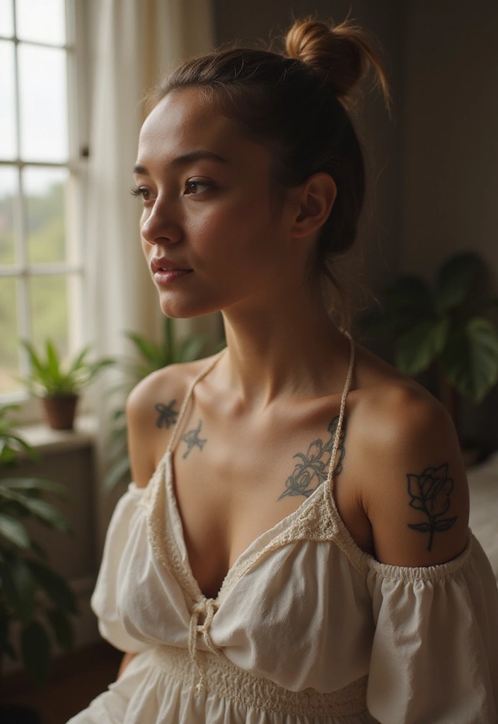 30 Womb Tattoo Concepts with Powerful Feminine Symbolism - 27. Tattoos as a Form of Self-Care