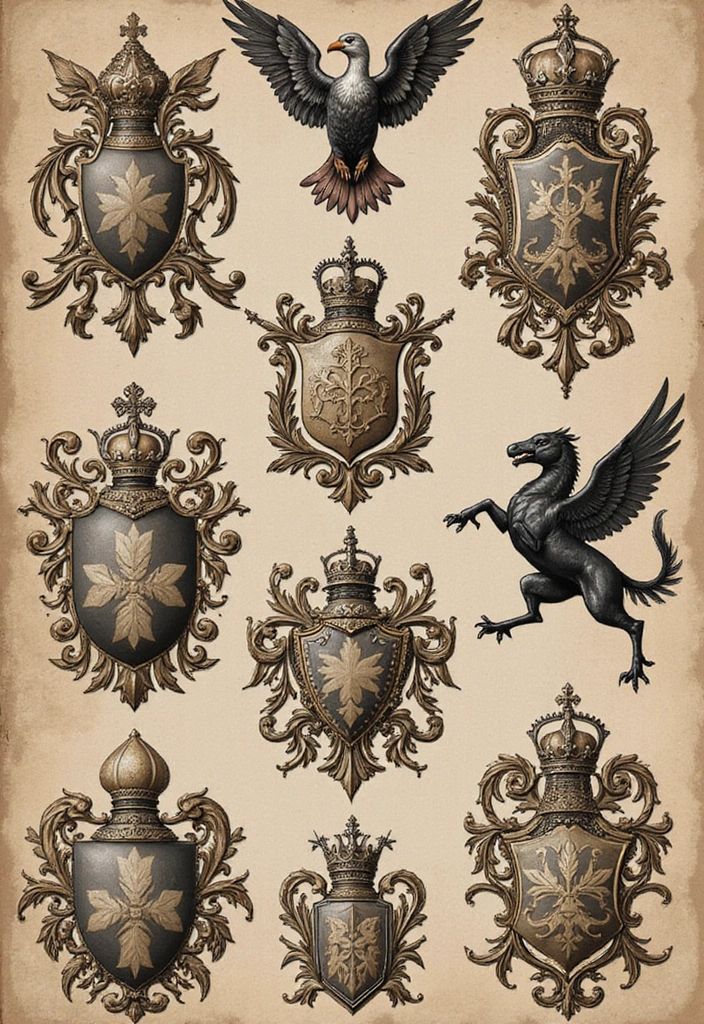 30 Family Crest Arm Tattoos That Carry Heritage - 28. The Evolution of Family Crest Tattoos