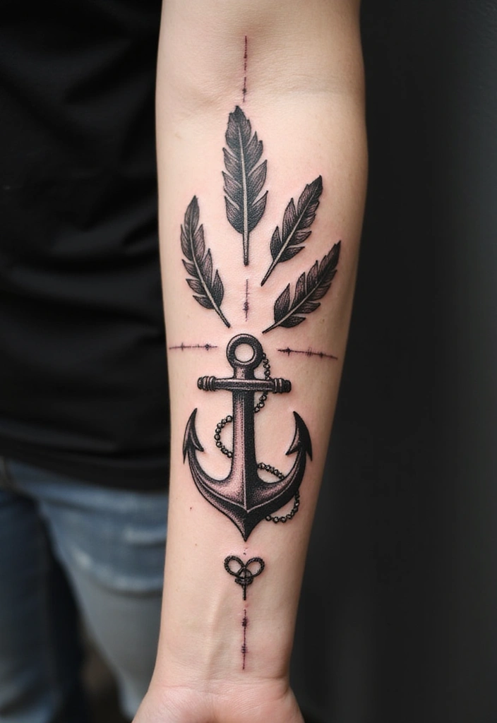 30 Inner Forearm Tattoo Ideas for a Personal Statement - 28. Healing Symbols