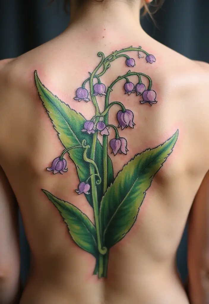 30 Lily of the Valley Tattoo Meaning and Design Ideas - 28. The Artistic Expression