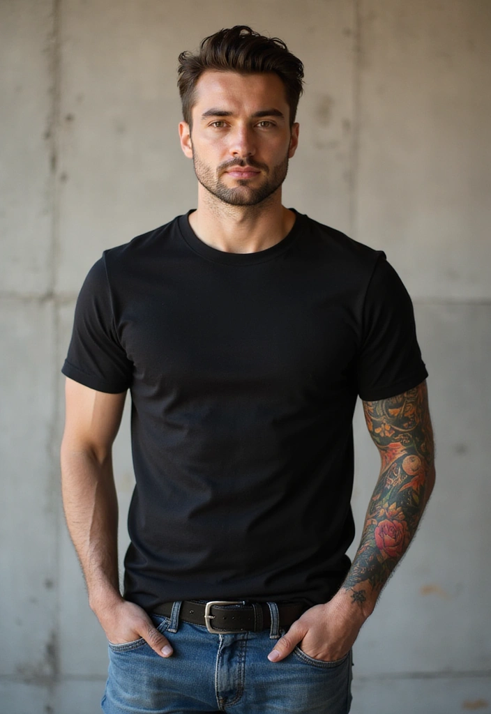 30 Men’s Floral Tattoo Half Sleeve Inspirations - 28. Celestial Flower Designs