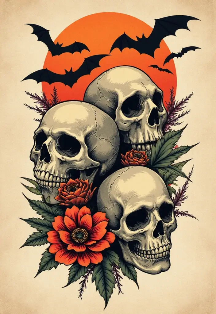 30 Supernatural Tattoos Inspired by the Series and Beyond - 28. Vintage Horror