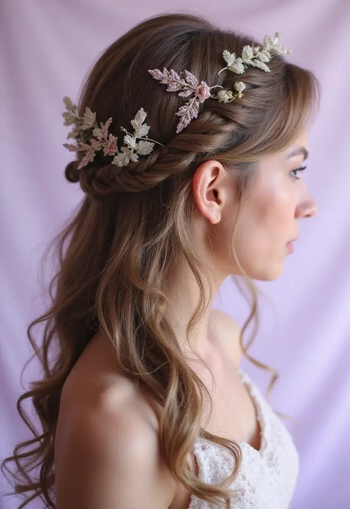 30 Creative Hair Tattoos for Ladies That Stand Out - 29. Unique Verbena