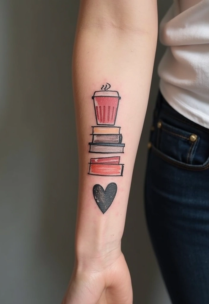 30 Inner Forearm Tattoo Ideas for a Personal Statement - 29. Everyday Icons