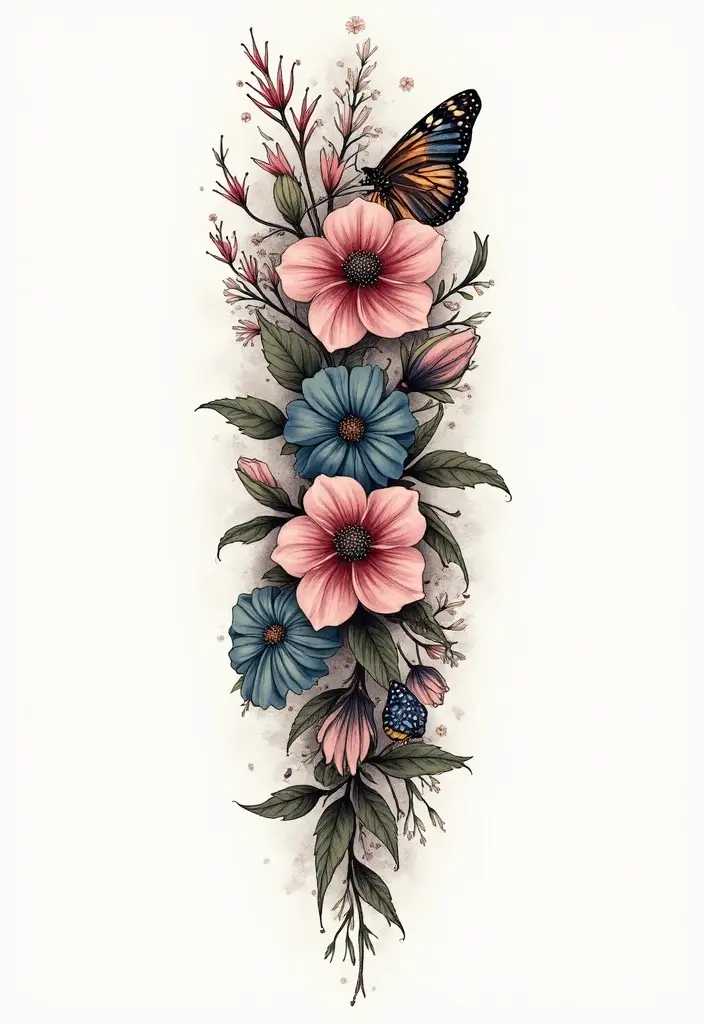 30 Japanese Sleeve Tattoo Designs for Bold Ink Lovers - 29. Interwoven Symbols