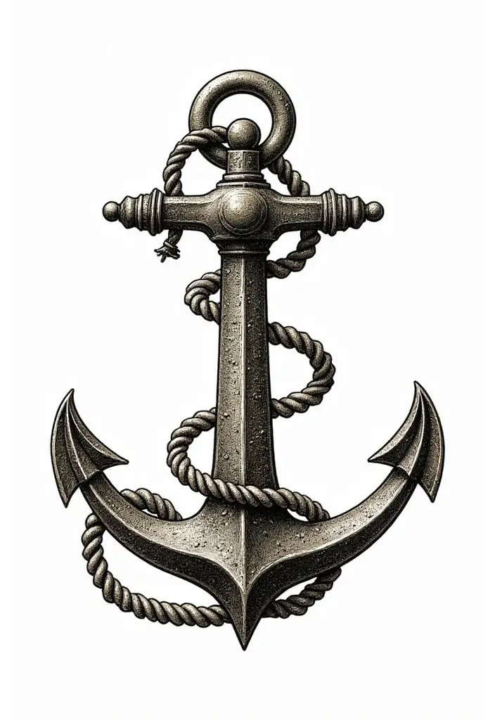 30 Male First Tattoo Ideas That Are Meaningful and Cool - 29. The Vintage Anchor
