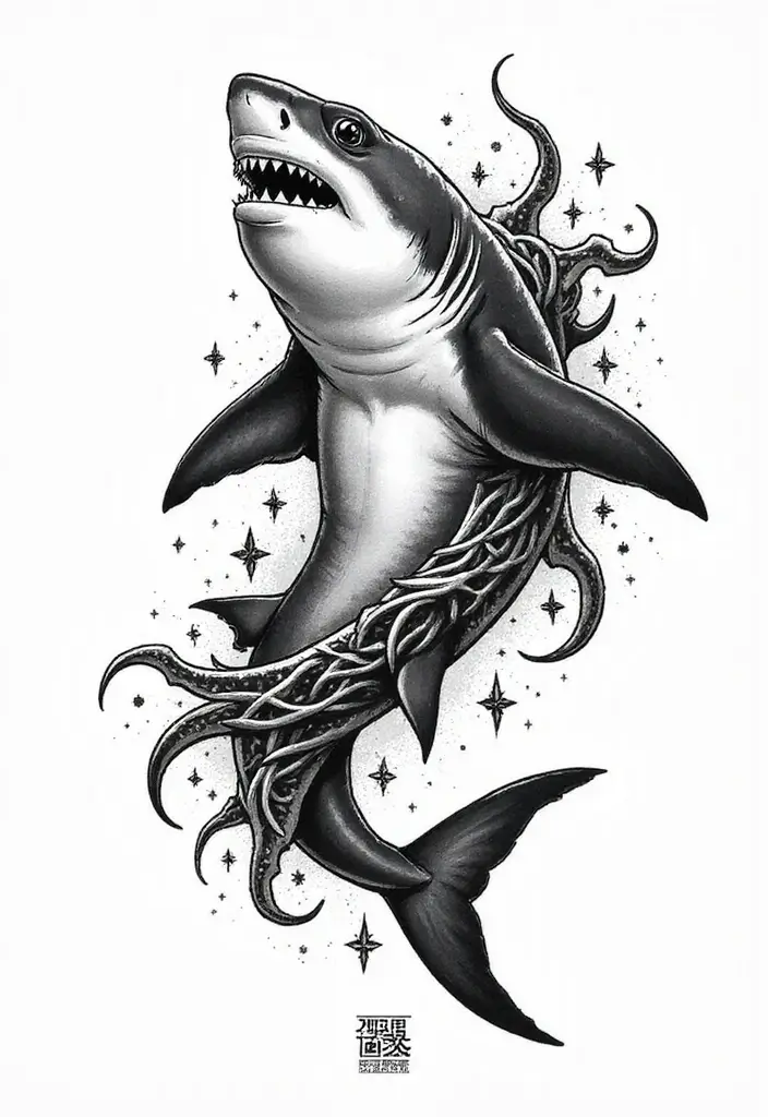 30 Tattoo Shark Meaning and Design Inspirations - 29. The Legacy of Sharks