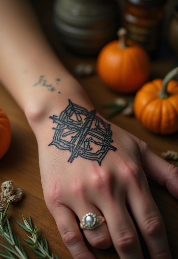 30 Valknut Tattoo Designs with Deep Norse Symbolism - 29. Valknut as a Sign of Unity
