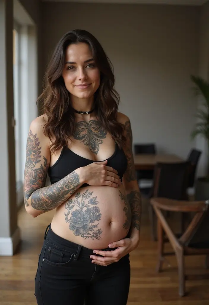 30 Womb Tattoo Concepts with Powerful Feminine Symbolism - 29. The Impact of Tattoos on Identity
