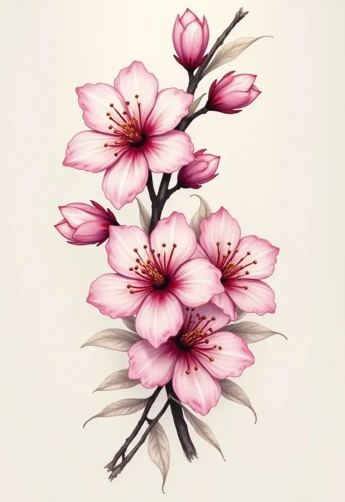 30 Japanese Sleeve Tattoo Designs for Bold Ink Lovers - 2. Serene Cherry Blossoms