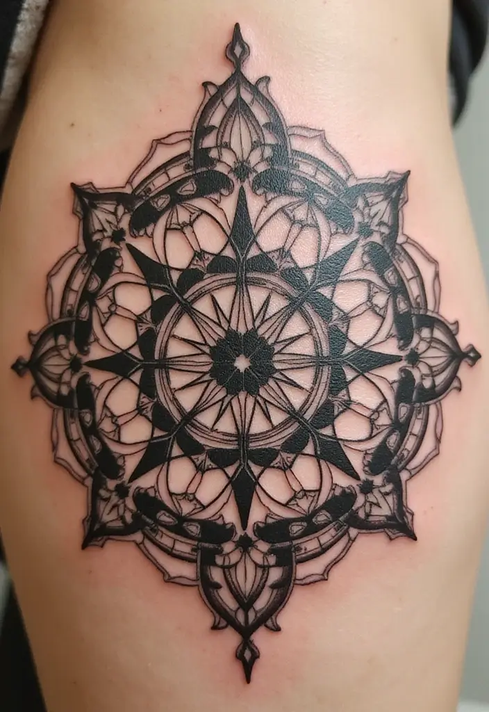 30 Masculine Tribal Tattoos Full of Power and Legacy - 2. The Sacred Circle