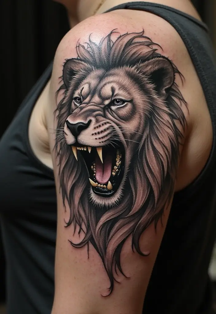 30 Roar Lion Tattoo Inspirations That Show Strength - 2. Tribal Roar: Ancient Symbolism