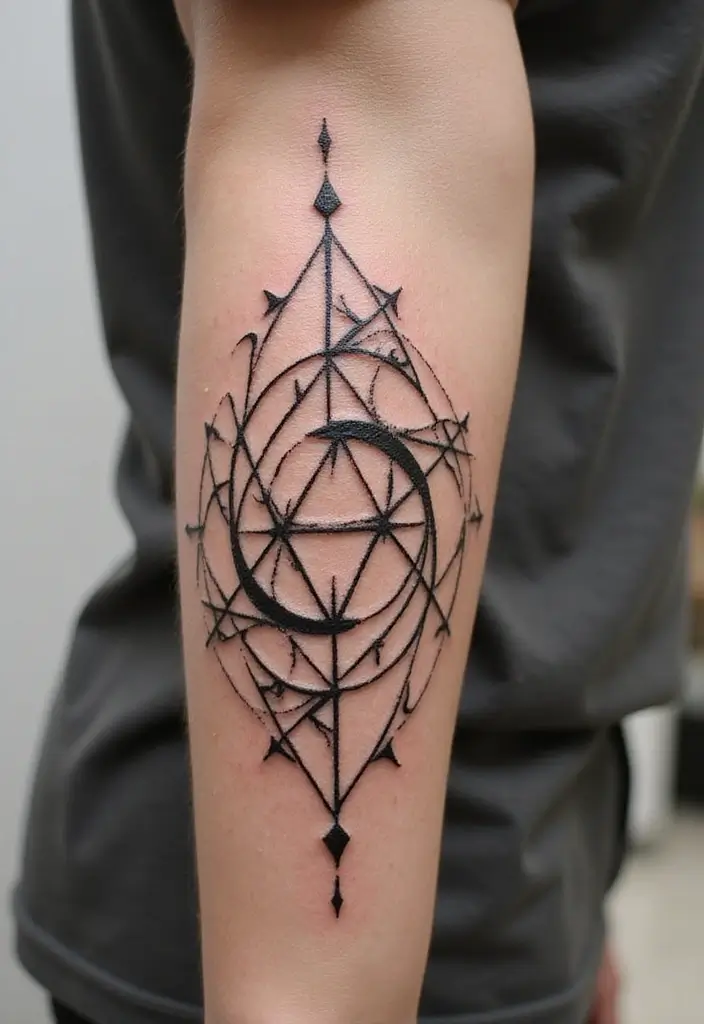 30 Upper Arm Tattoo Ideas for Bold Placement Choices - 2. Geometric Patterns