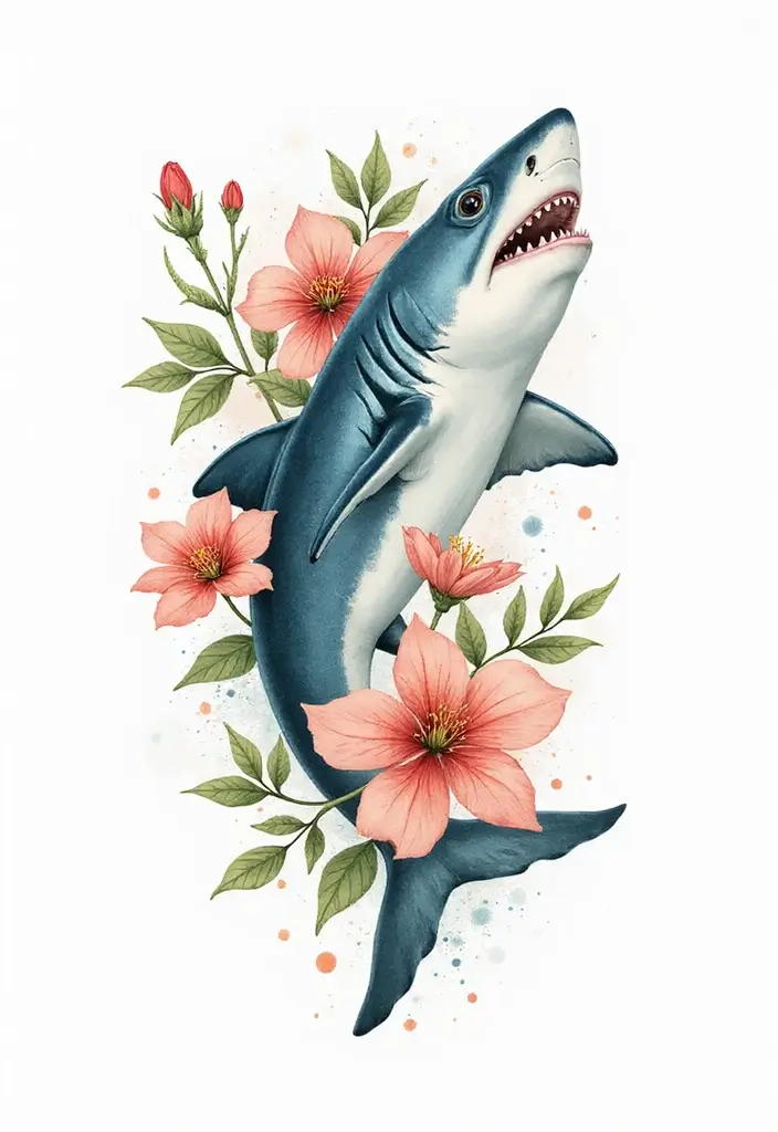 30 Tattoo Shark Meaning and Design Inspirations - 2. Adaptability and Change