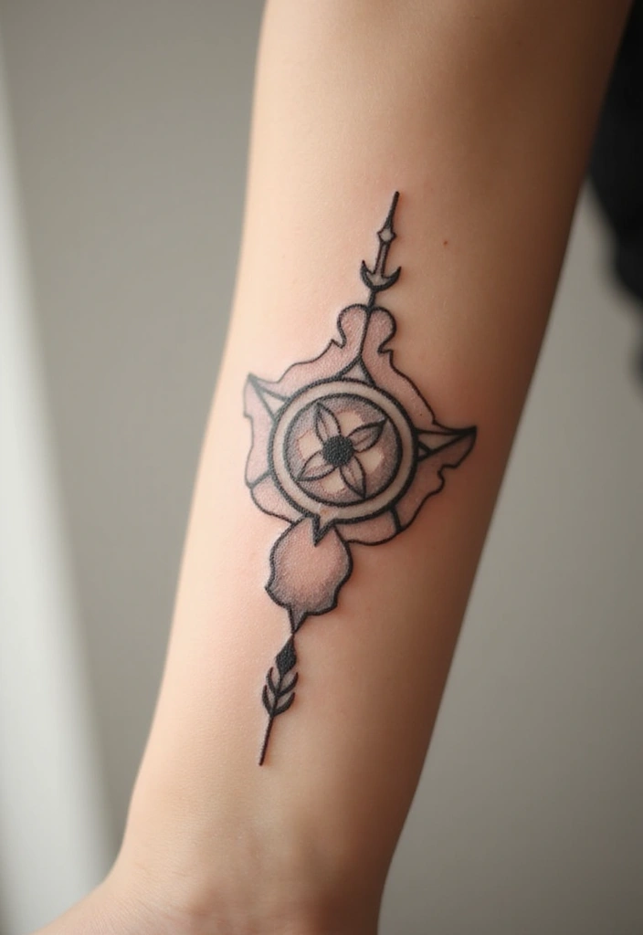 30 Valknut Tattoo Designs with Deep Norse Symbolism - 2. Geometric Valknut