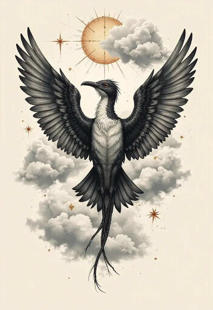 30 Dino Tattoo Meaning and Creative Design Ideas - 30. Rhamphorhynchus: The Skybound Voyager
