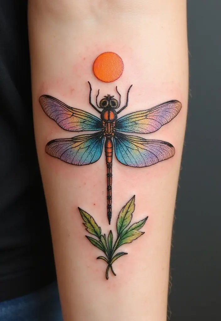 30 Dragonfly Tattoo Symbolism Ideas with Meaning - 30. Personal Transformation
