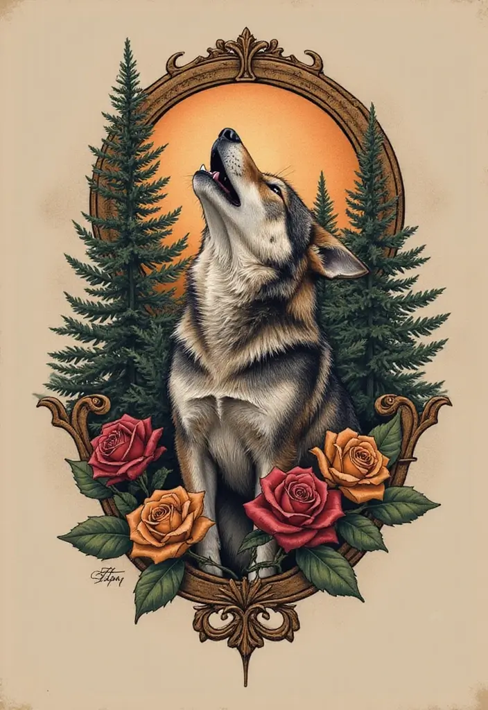 30 Howling Wolf Tattoo Meaning and Inspiring Designs - 30. The Legacy of the Wolf