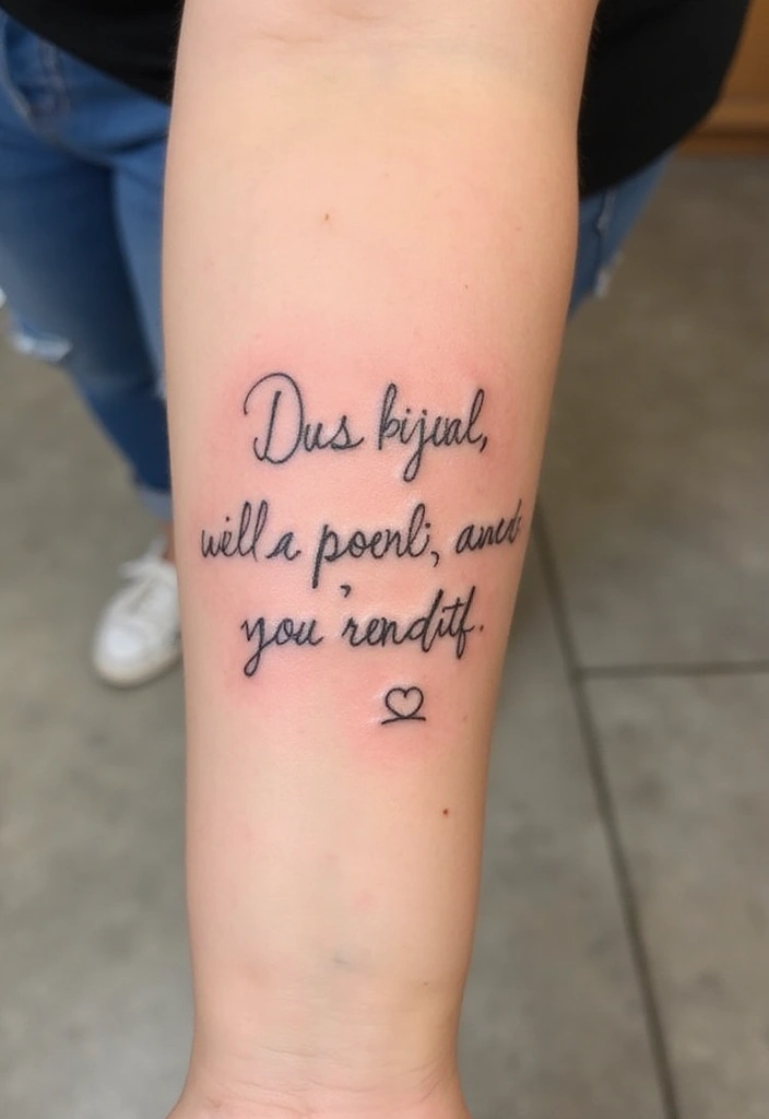 30 Karma Tattoo Meaning and Stunning Design Ideas - 30. Personal Sayings