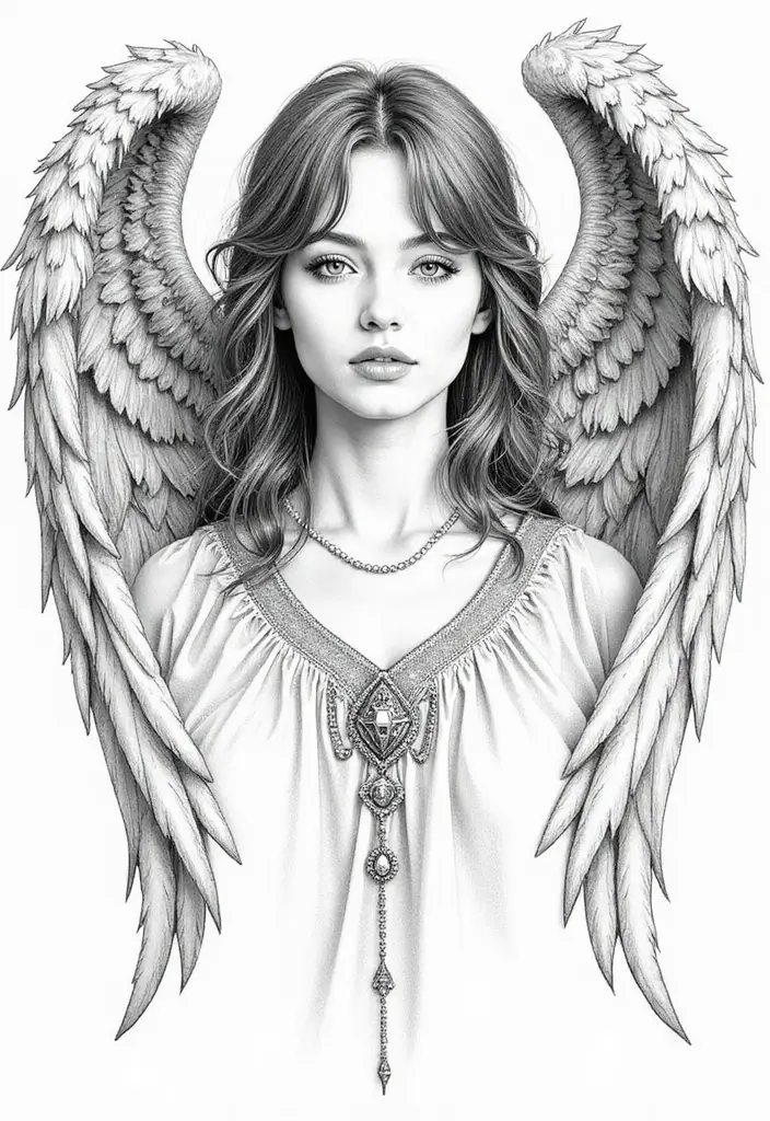30 LDRSHIP Tattoo Ideas Inspired by Military Values - 30. The Guardian Angel